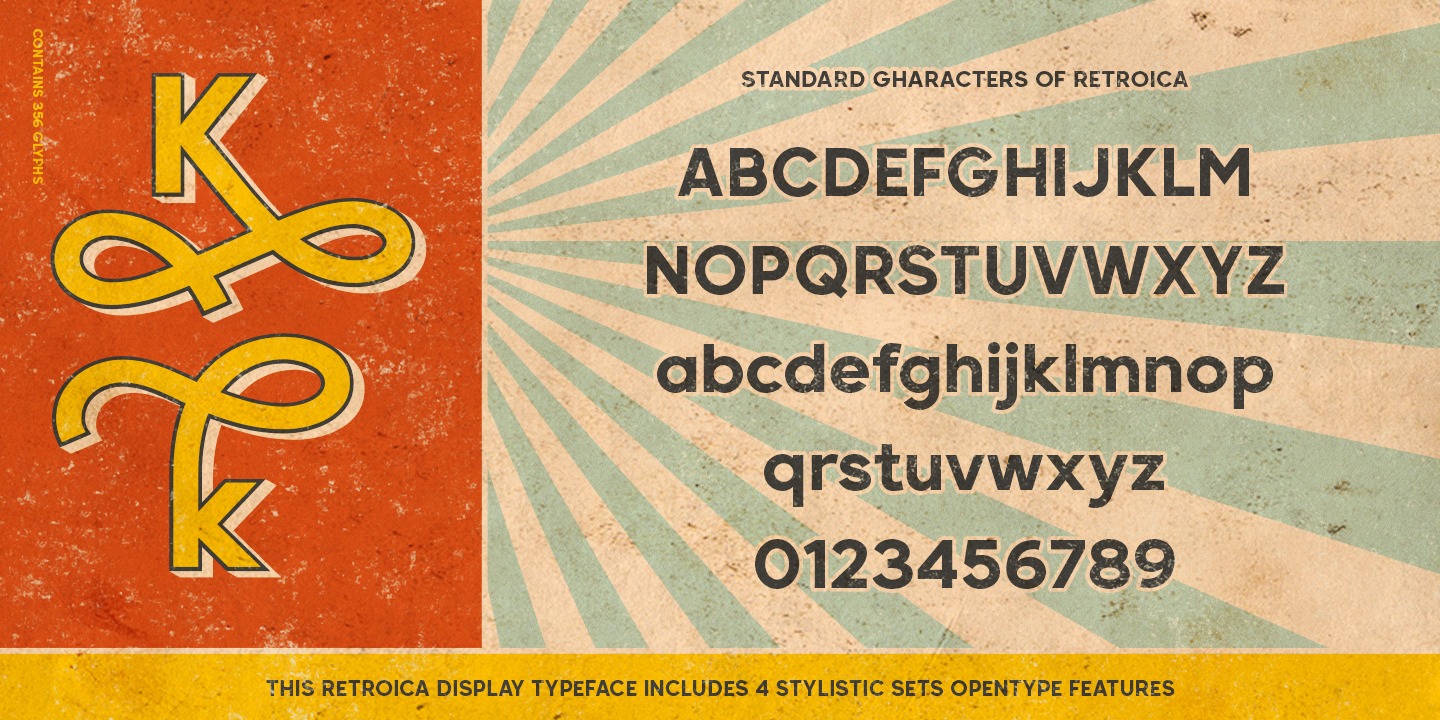 Example font Retroica #5